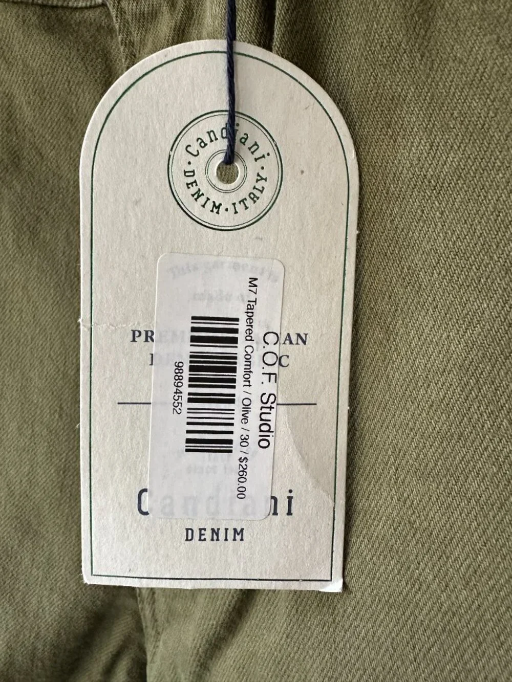 M7 Tapered Comfort Organic Jean